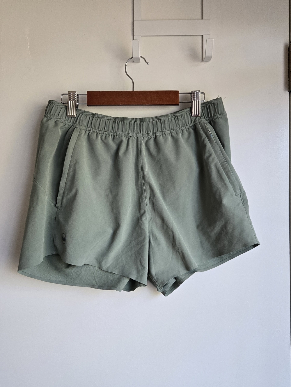 Janji Sage Green Running Shorts